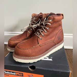 NWT Timberland Pro Wedge 6” Soft Toe Mens Boot, Size 10.5 Wide
